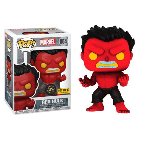 Funko Pop! Marvel Red Hulk #854 Hot Topic Exclusive