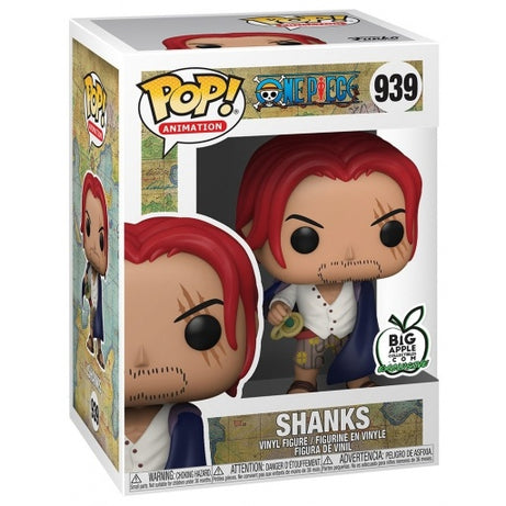 Funko Pop! Animation One Piece Shanks #939 Big Apple Collectibles Exclusive
