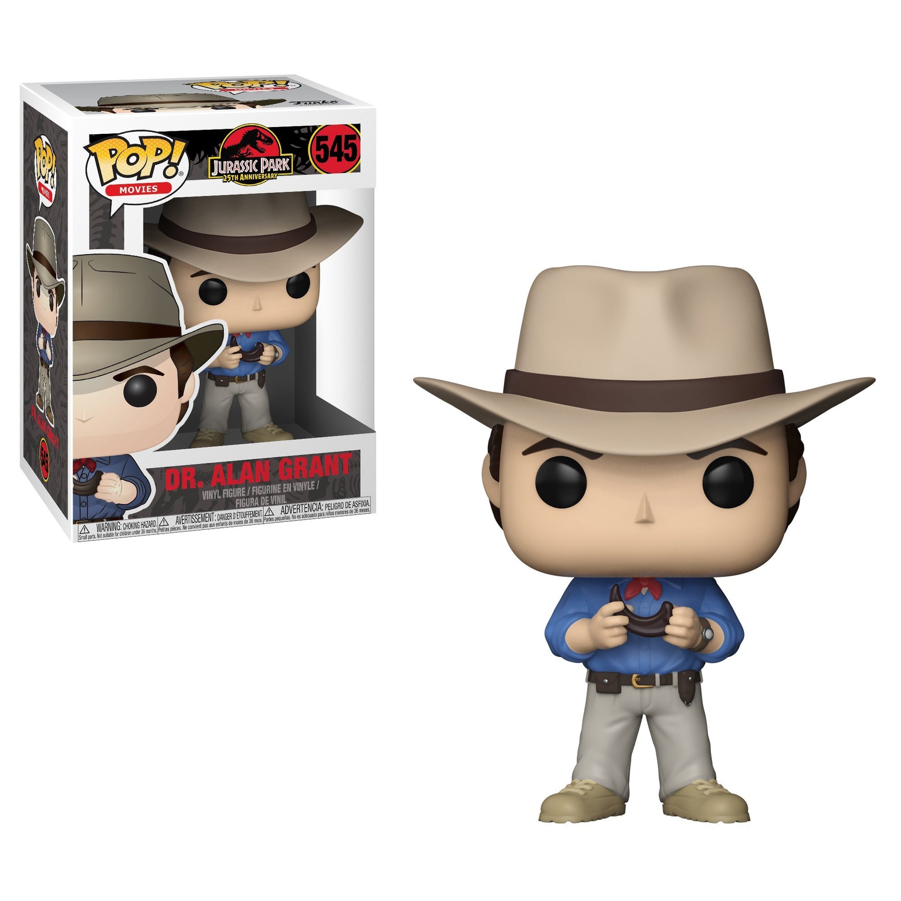 Funko Pop! Movies Jurassic Park 25th Anniversary Dr. Alan Grant #545