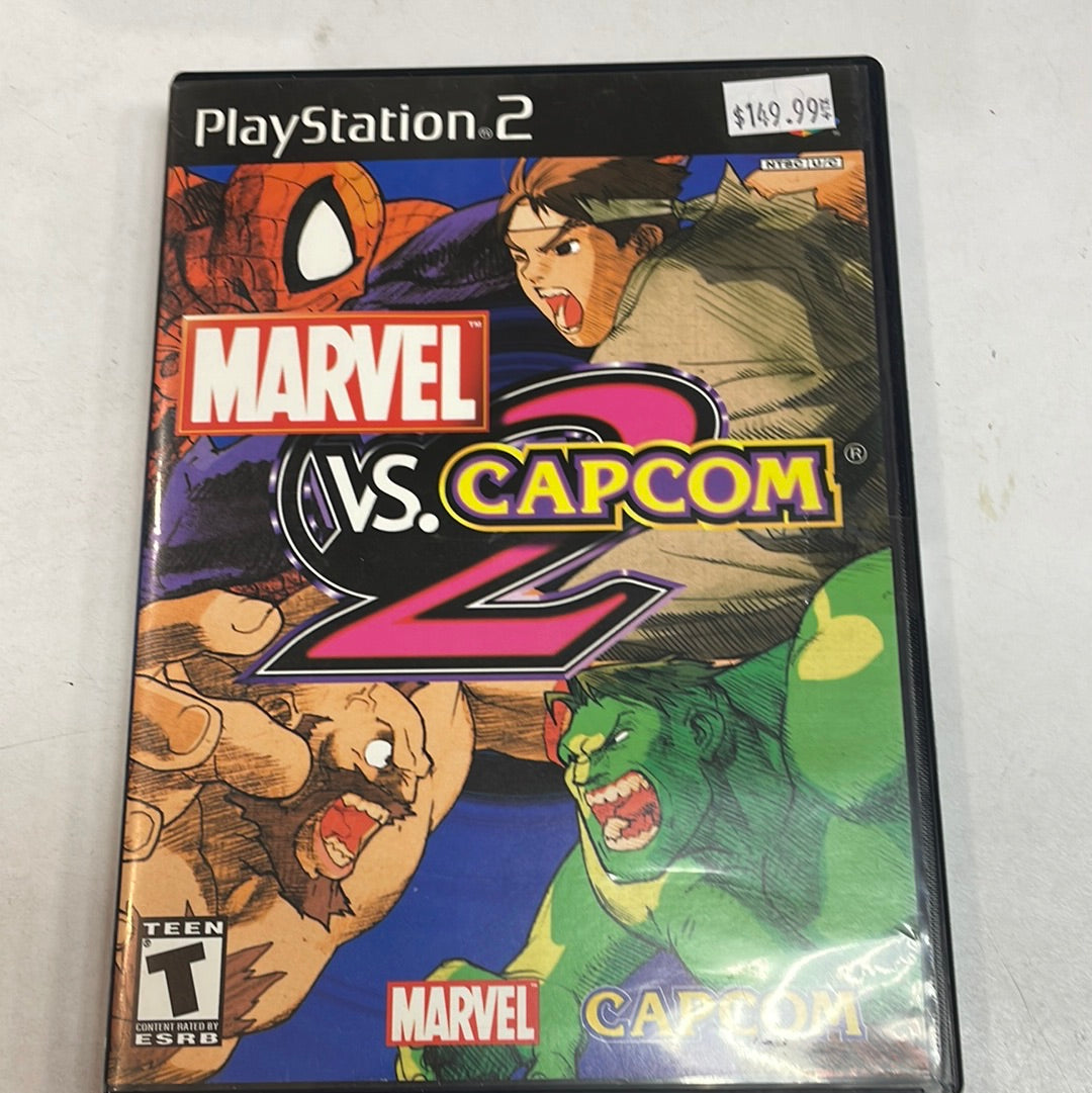 Marvel VS Capcom 2 PS2 No Manual – True Believers Gaming and Collectibles