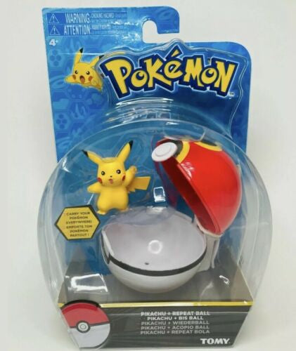 TOMY Pokémon Pikachu + Repeat Ball