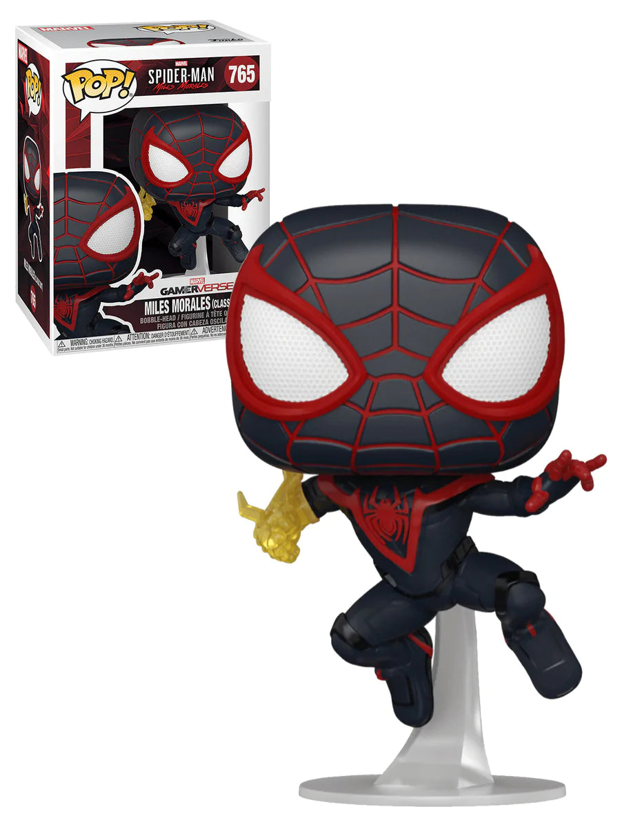 Funko Pop! Games Marvel Spider-Man Gamerverse Miles Morales (Classic Suit) #765